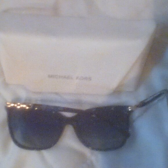 Ladies Blue Michael Kors Sunglasses & White Case main image 4